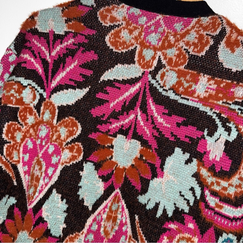 Like new Anthropologie Patterned Duster cardigan sweater size XS - Picture 14 of 14